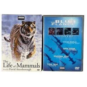 BBC The Life of Mammals & The Blue Planet DVD collectors set David Attenborough